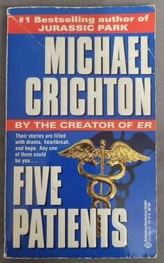 Five Patients Michael Crichton Book Paperback